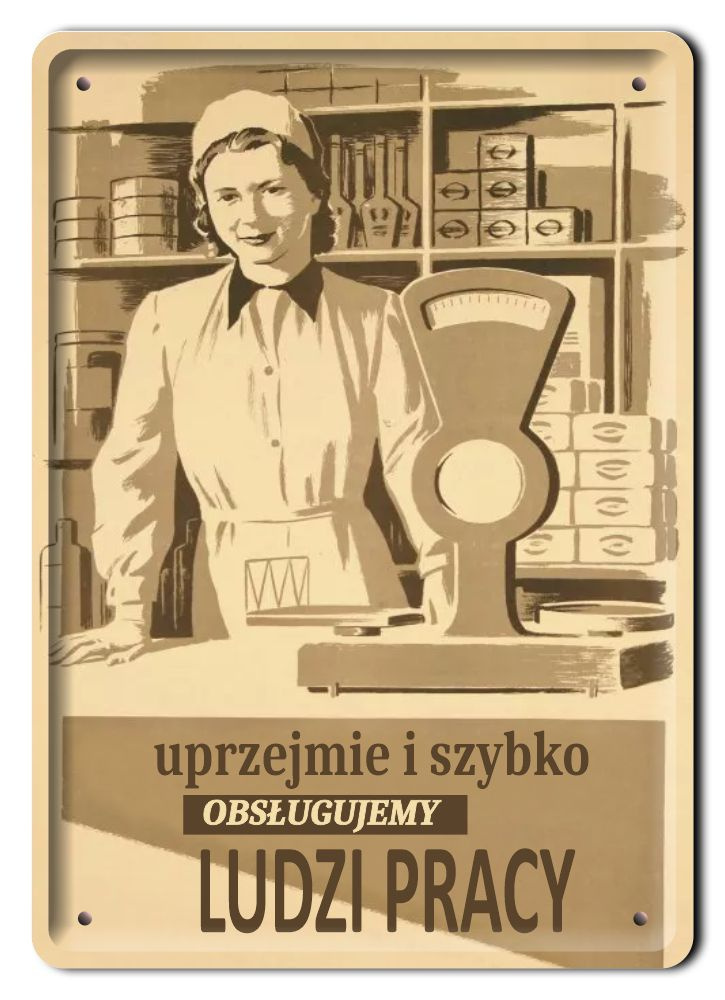 Prl Plakat Metalowy Szyld Obrazek Retro 12644 Szyldbazapl 1579